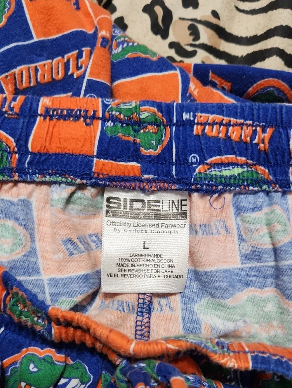 Florida Gators Men’s Orange & Blue Boxer Shorts - Team Logo Print